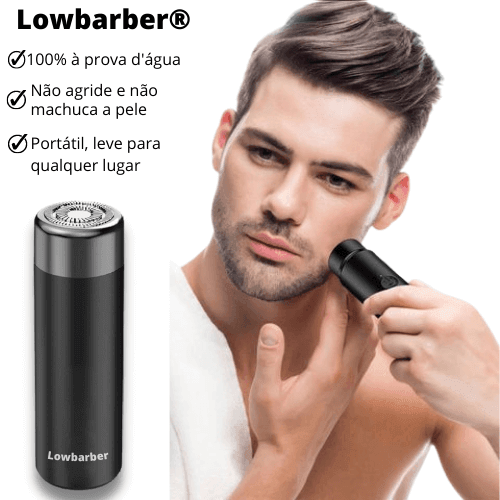 Mini Barbeador Elétrico Portátil LowBarber®